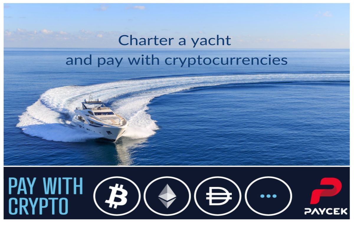 Charter a Yacht and pay with Cryptocurrency